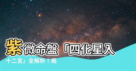 四化星入十二宮詳解